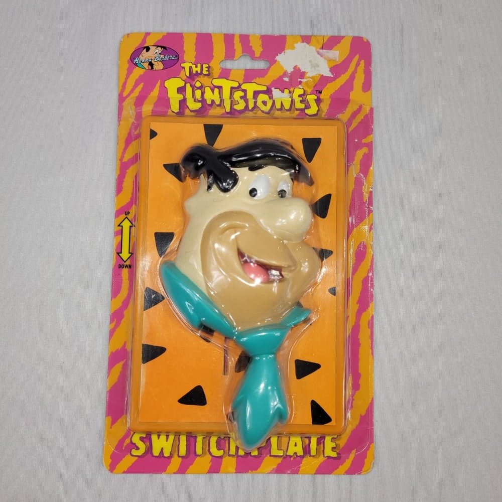The Flintstones Vintage 1993 Light Switch Cover Switchplate Hanna Barbera